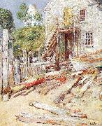 Childe Hassam Rigger's Shop at Provincetown, Mass oil
